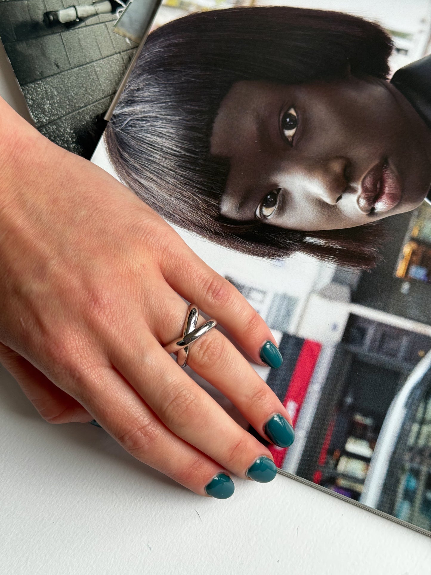 X ring silver